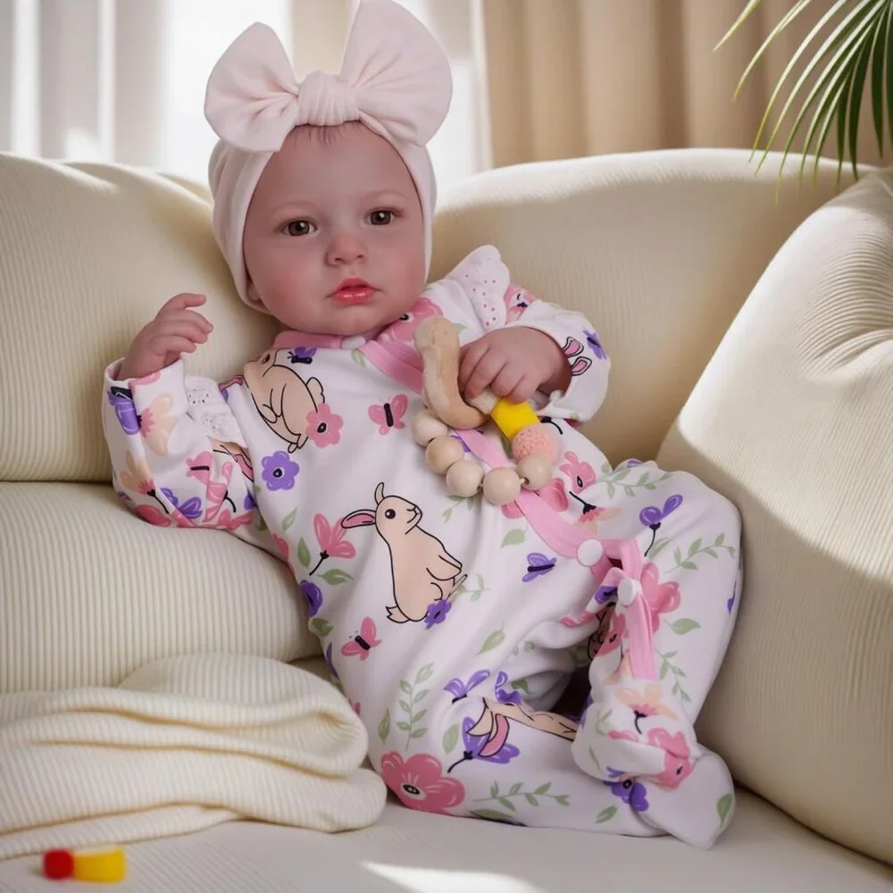 Reborn Baby Dolls 20 inch Cute Soft Vinyl Realistic Baby Doll Real Life Perfect
